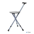 Folding Canes with Seat Walking Stick Height Adjustment Cane Seat Foldable Anti-Slip Lightweight Walking Stick for Senior