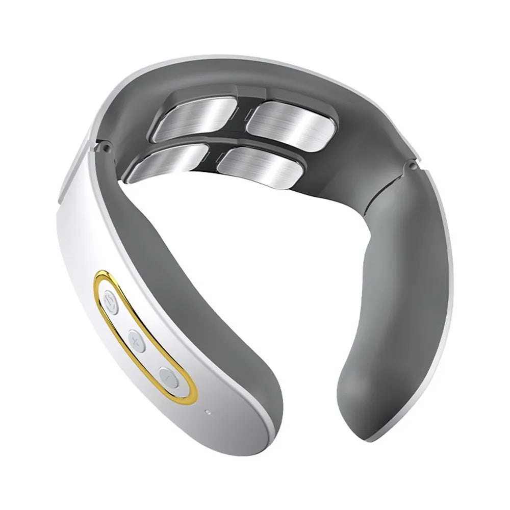 Smart Electric Massage Machine Neck and Shoulder Pulse Massager Kneading TENS Wireless Cervical Vertebra Relax Relief