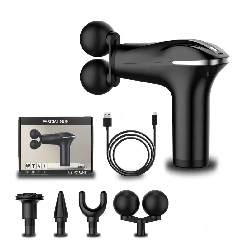 Mini massage gun, portable cordless gun, massage machine, deep tissue relaxation, body massage device, relieve fatigue