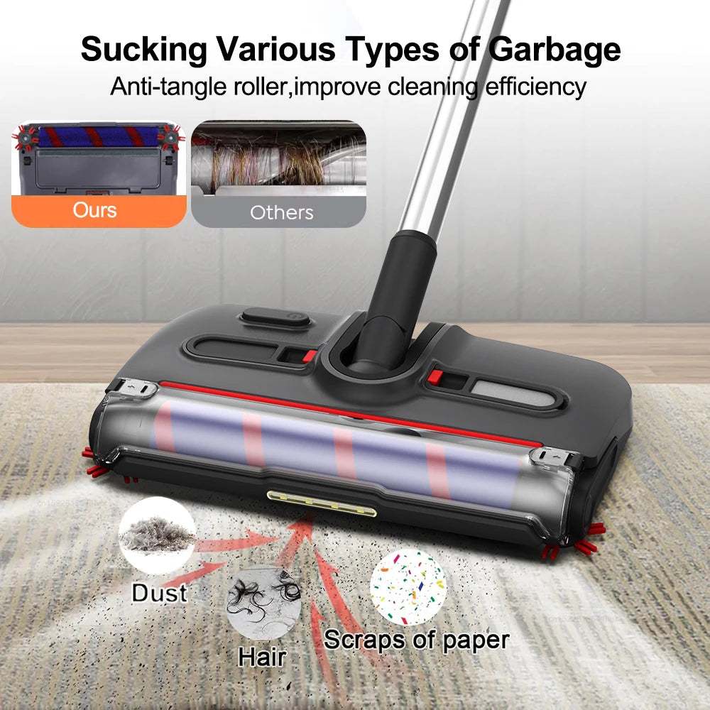 Automatic Sweeper Electric Cleaning Mop Pet Hair Sweeping Machine Cordless Hard Floor Cleaner USB Charging Electric Sweeping Mop