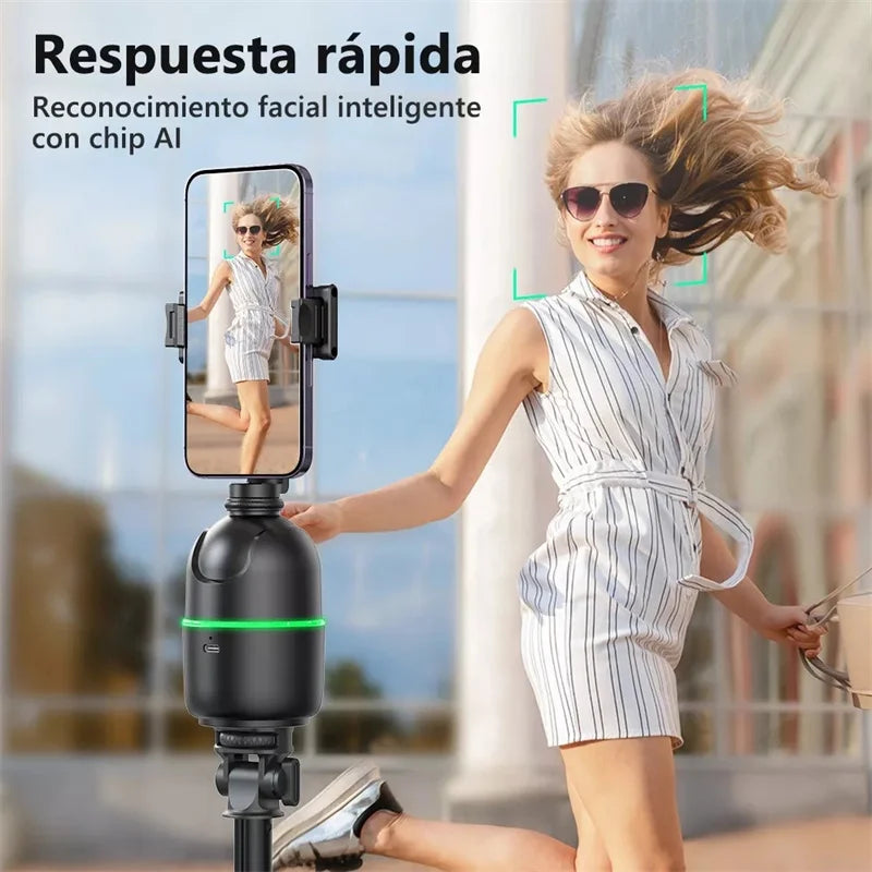 selfie stick Stabilizer 360°Auto Face Tracking AI Gimbal All-in-one Desktop Phone Holder Tripod For Smartphone Video Vlog Live