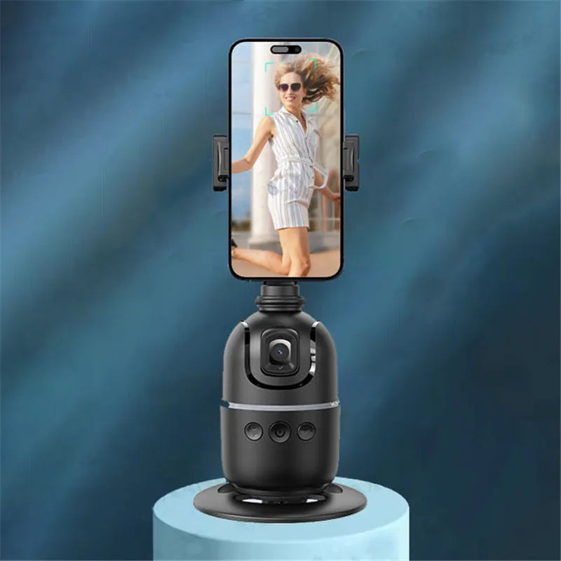 selfie stick Stabilizer 360°Auto Face Tracking AI Gimbal All-in-one Desktop Phone Holder Tripod For Smartphone Video Vlog Live
