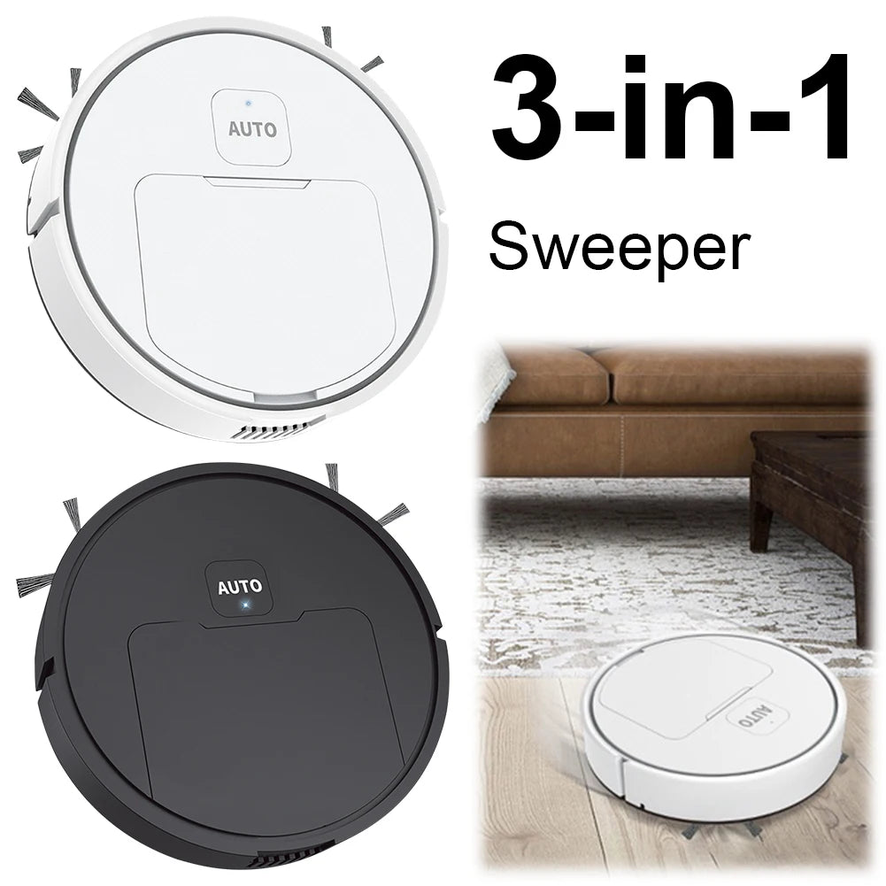 Rechargeable Sweeper Robot Automatic Cleaning Sweeping Machine 3 In 1 Vacuum Cleaner Mopping Home Office Electric Sweeper New