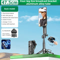 P15mini-C Magnetic Selfie Stick with Remote Extendable Cell Phone Tripod Stand Compatible with MagSafe, Selfie Stick Tripod