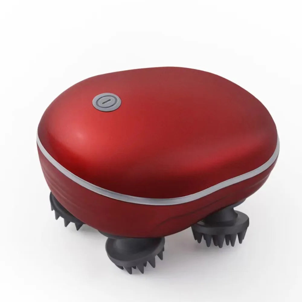 Muscle Massager Electric Head Massager Scalp Relax Vibration Scalp Massager Kneading Rechargeable Head Massage Machine Women/Men