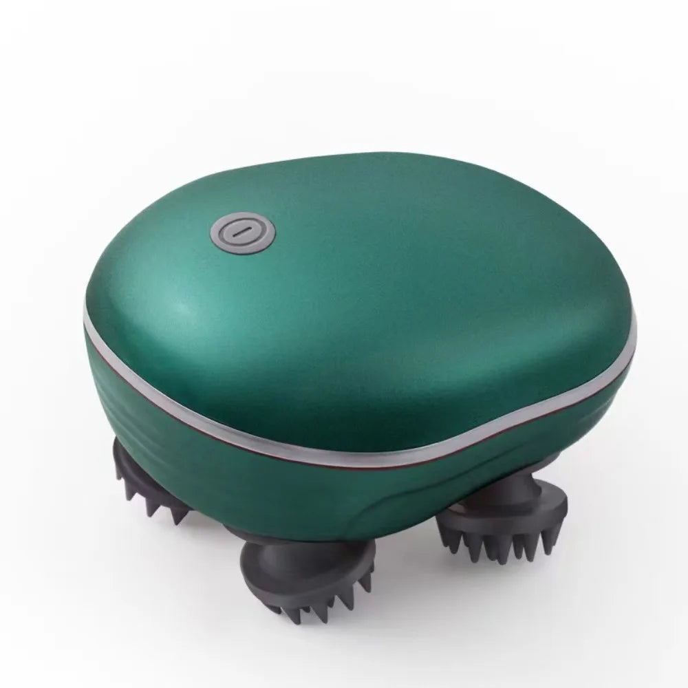 Muscle Massager Electric Head Massager Scalp Relax Vibration Scalp Massager Kneading Rechargeable Head Massage Machine Women/Men