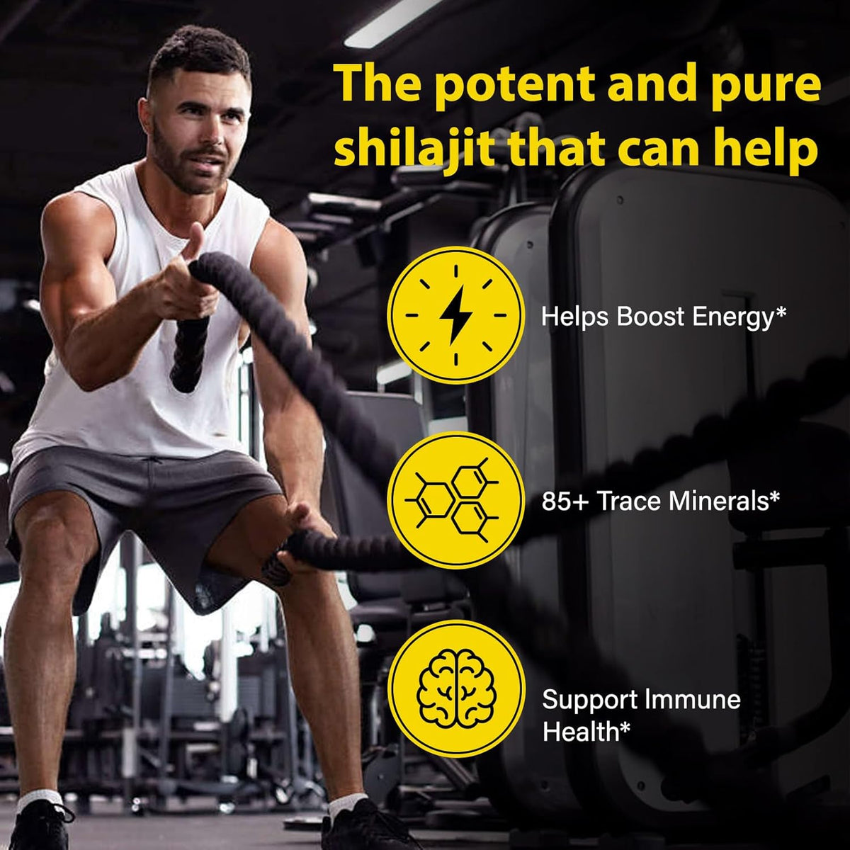 Shilajit Gummies for Men & Women - Shilajit Gold Gummies Rich in Ashwagandha, Gokshura with 85+ Minerals, Authentic Flavor,Organic, Zero Sugar & Vegan, 100% Natural - 80 Count (80 Count (Pack of 1))